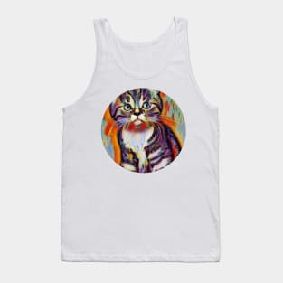 Anxious floppy cat Tank Top